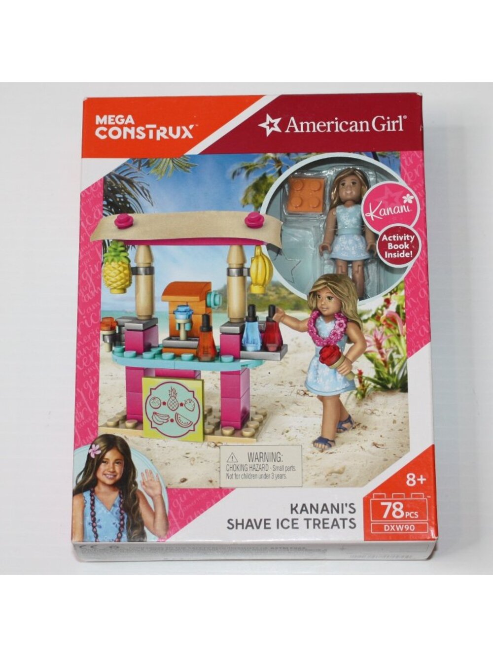 Mega Bloks Construx American Girl Kanani's Shave Ice Treats New in Package
